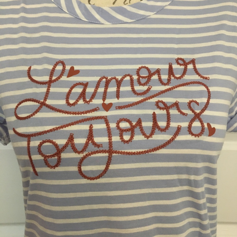 NWT Lauren ConradSustainable Cotton Graphic Tee - Picture 5 of 8